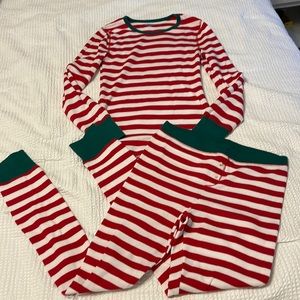Red white and green Christmas pajamas